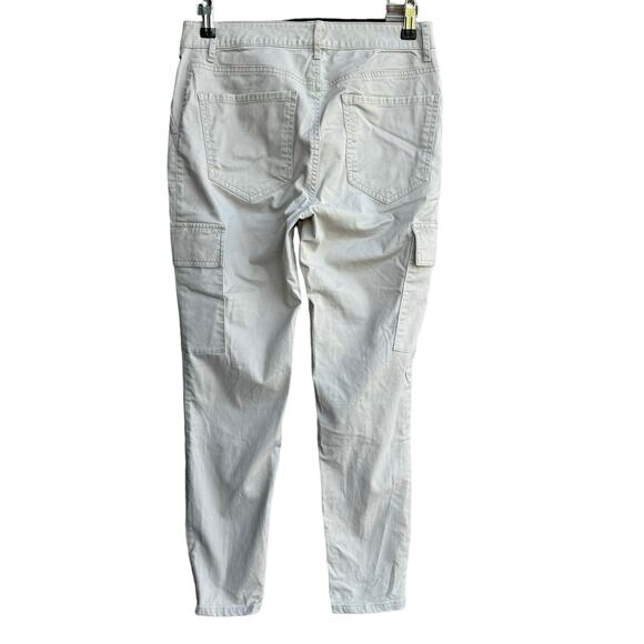 Tommy Hilfiger Women Tan Flat Front Drawstring Multi Pocket Cargo Pants Size 6 - Picture 5 of 8